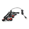 Car Interior Lighting Colorful USB Ambient Foot Lamp