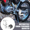 Motorcycle Silver Tone Aluminum Alloy Chain Tensioner Automatic Adjuster