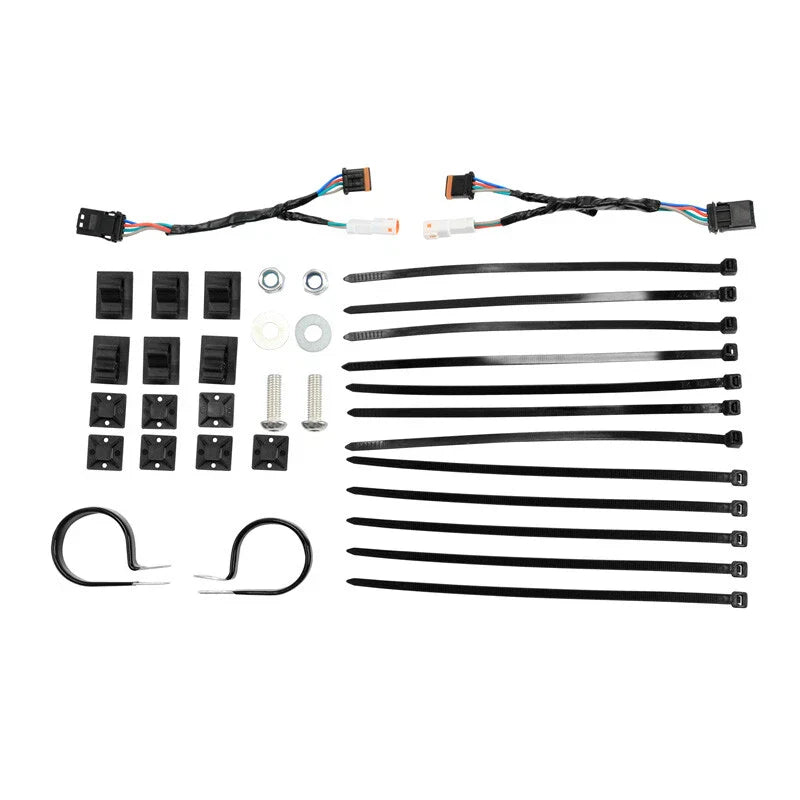 Harley Road Glide Vented Leg Fairings & Turn Signals Light (2014-2024)