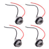 Car 4 x 7506 BA15S Turn Signal Light Socket Wiring Harness Adapter