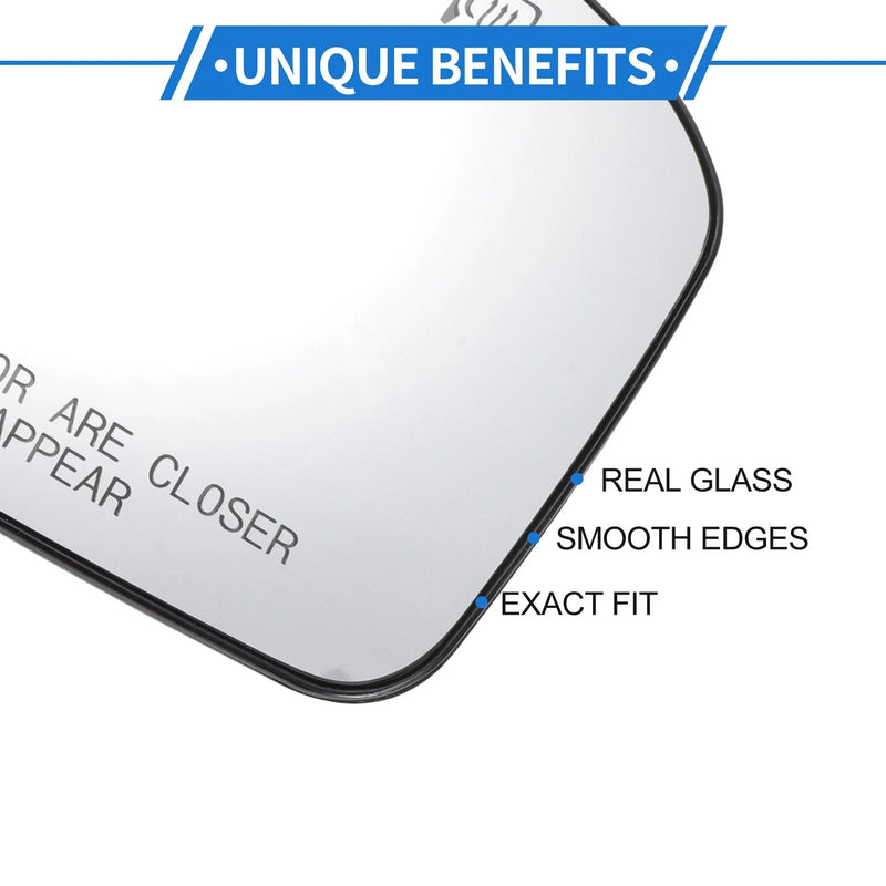 Ford Fusion Heated Right Passenger Side Mirror Glass (2006-2010)