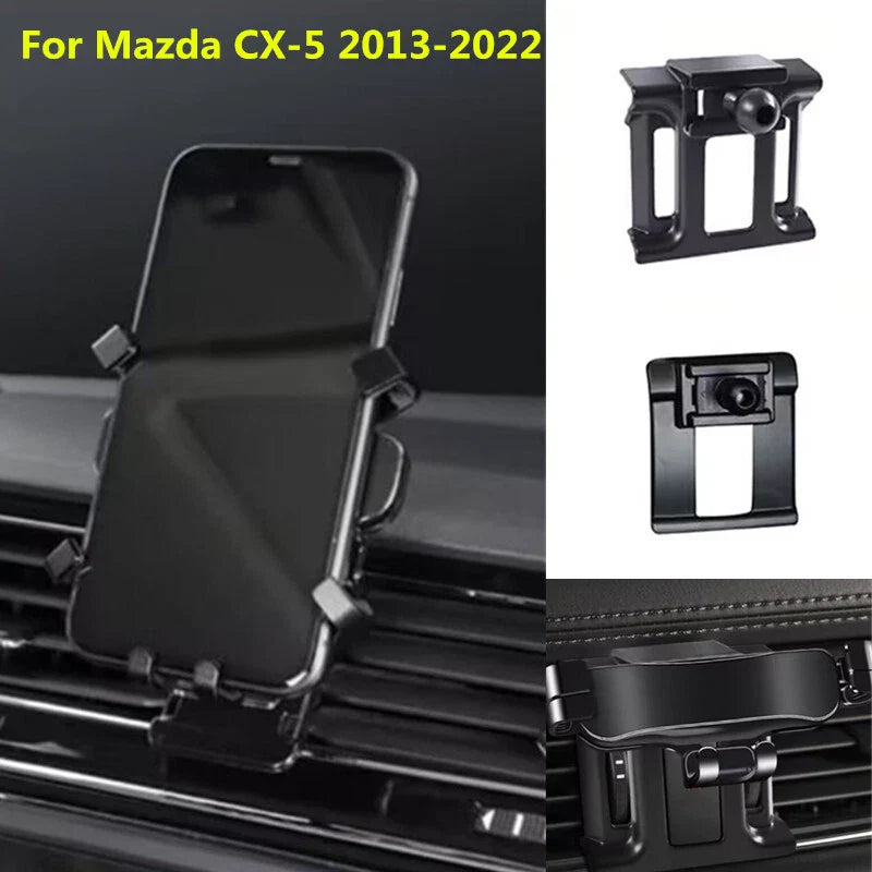 Mazda CX-5 Cell Phone Air Vent Stand Smartphone Mount Clip (2013–2022)