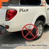 Mitsubishi Triton Ute W32 White Fender Flares Wheel Arches (05-15)