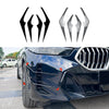 BMW X6 4 x Front Bumper Side Fin Canards Splitter (2023–2025)