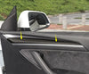 Tesla Model Y Carbon Fiber Interior Door Panel Strips Cover Trim (2021-2023)