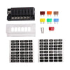 Automotive and Marine Fuse Box / 6-Circuit Waterproof / Electrical Systems