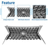 Lexus GX460 (2014-2022) Chrome Silver Tone Front Upper Bumper Grille