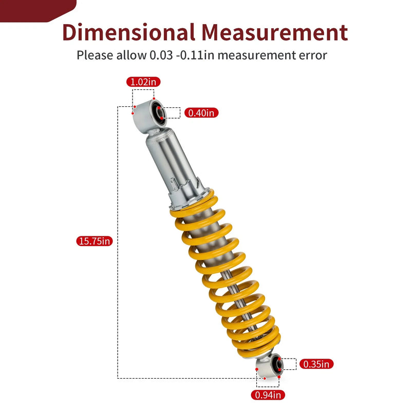 Yamaha Blaster YFS200 1988-2006 Yellow Left/Right Front Shock Absorber