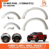 Isuzu D-Max DMAX Ute Pearl White Fender Flares (2020-2022)