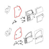 Honda Fit Jazz GD1 GD3 GD4 Hatchback 2004-2006 Door Weatherstrip Set