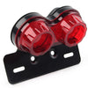 Motorcycle Integrated Tail Light Dual Turn Signal Brake License Plate Lamp