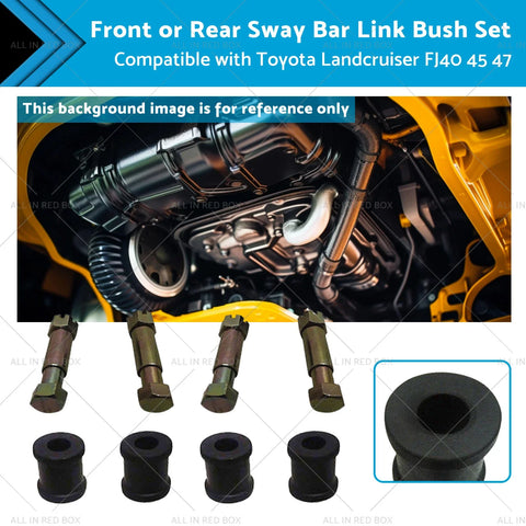 Toyota Landcruiser FJ40 FJ45 FJ47 4 x Sway Bar Link Bushes (1960-1984)