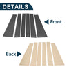 Toyota Sienna 6 x Door Pillar Window Trim (2011–2020)