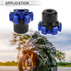 13.5mm Aluminum Alloy Motorcycle Slider Frame Screws Hex Key 1 Set Blue