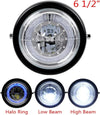 Motorbike Scooter Black 7 Inch LED Motorcycle Headlamp