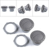 RV Bus ATV A / C Gray 60mm Vent Air Outlet Round Ceiling