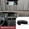 Volvo V40 2013-2017 Sun Protector Pad Black Red Dashboard Cover Mat