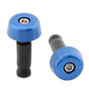 Universal Motorcycle - Blue 0.5in Handlebar Hand Grips & End Caps