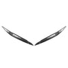 BMW X6 E71 E72 X6M X5M E70 Carbon Headlight Eyebrow Covers (2008-2019)