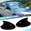 BMW 330xi Black Rearview Side Mirror Cover Caps (2005-2006)