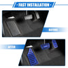 Honda HR-V (2021-2023) - Blue 3 Pcs Gas Brake Foot Rest Pedals