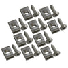 20 x Car Bumper Inner Fender Wheel Bolt Screws & U Groove Clips