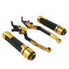 Benelli TRK502 / X Gold Extendable Brake Clutch Levers & Handlebar Grips