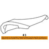Chevrolet Silverado GMC Sierra Left Side Windshield Cowl Vent Cover (2014-2023)