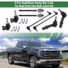 GMC 8 Pcs Suspension Kit Inner Outer Tie Rod Ends Sway Bar Link Ball Joint