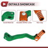 Bosuer M4 Green Orange Silver Tone Folding Gear Shift Lever