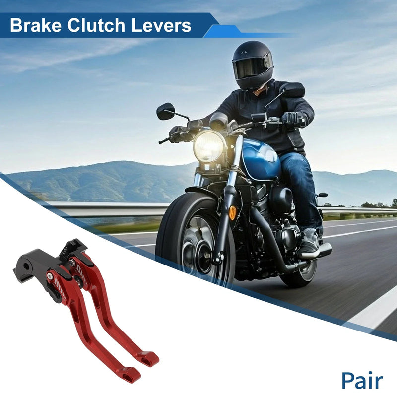 Kawasaki ZX6R Adjustable Short Brake Clutch Levers (2019–2025)