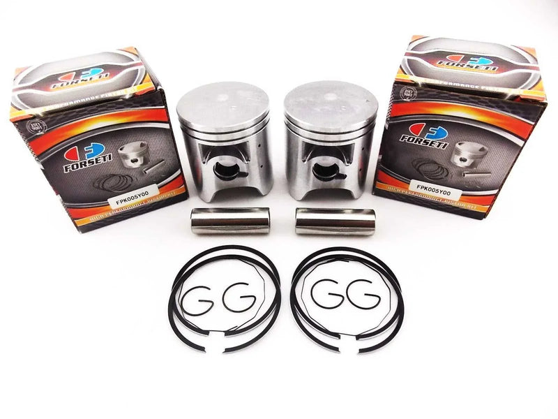 YAMAHA R1-Z 0.5mm O/S FORSETI PISTON SET 56.9mm RINGS PIN CLIPS (1991-1992)