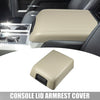 Ford F-150 (2015-2023) Beige Faux Leather Center Console Lid Armrest Cover