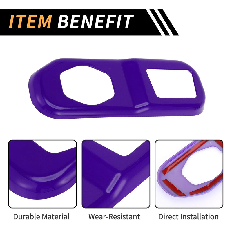 Jeep Wrangler JL JLU (2018-2024) - ABS Purple Rear Trunk Lock Panel Cover