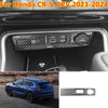 Honda CR-V Carbon Fiber Console Cigarette Lighter USB Panel (2023–2024)