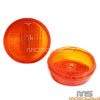 Honda VTX 1300 1800 Bullet Turn Signal Lenses Covers (2003-2008)