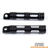 Harley Sportster, Dyna, Electra Glide Black Aluminum Foot Pegs (2004-2023)