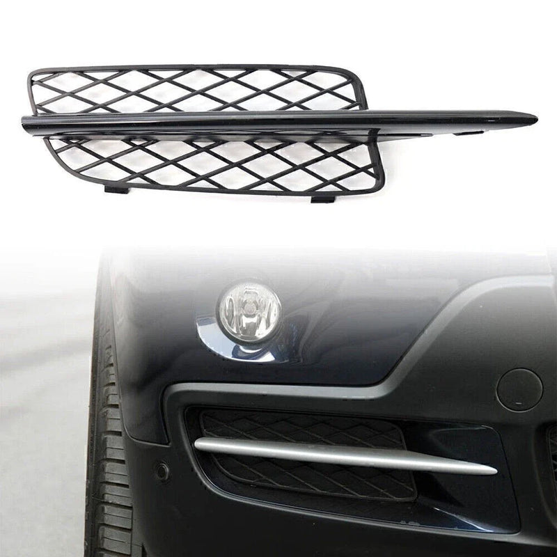 BMW X5 Black Right Side Front Bumper Fog Light Grill Trim (2007-2010)