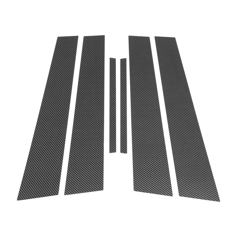 Dodge Charger 6 Pcs Carbon Fiber Pillar Window Trim (2011-2021)