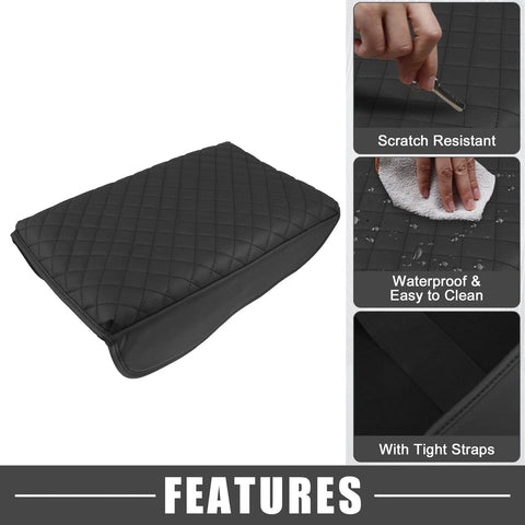 Dodge Ram 1500 2500 3500 Black Center Console Armrest Seat Box Cover