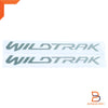 Ford Ranger Light Grey Silver Wildtrak Front Door Side Decal Sticker (15-18)