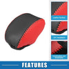 Toyota RAV4 2019-2023 Black Red Gear Shift Knob Cover