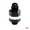 Black Car AN6 Flare Fuel Cell Bulkhead Fitting with Washer