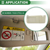 Toyota Venza Left Car Sun Visor (2009–2015)