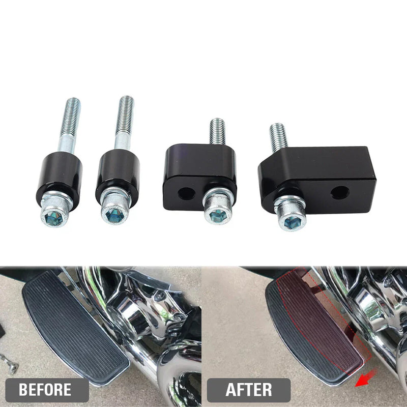 Harley Road Electra Street Glide 1" Driver Floorboard Extenders (2009-2023)