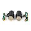 Cruiser Motorcycle Custom Black Brake Running Turn Signal Tail Lights