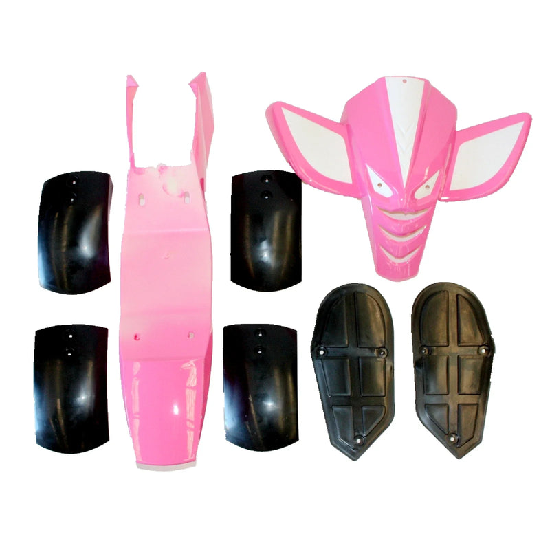 49cc Mini Quad Dirt Bike ATV PINK Plastics Mud Guard Foot Rest