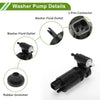 Benz Windshield Washer Pump w/Grommet (A-Class, C-Class, E-Class)