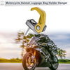 Square W/ Slot Motorcycle Hanging Hook / 1 Set / Gold Tone Black 42mm