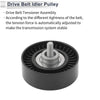 Volvo S60 (2010-2015) 1 x Black Drive Belt Idler Pulley